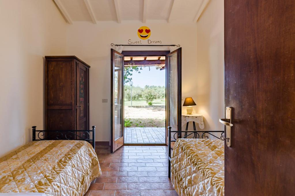 Postel nebo postele na pokoji v ubytování Tortuga Casa Vacanze