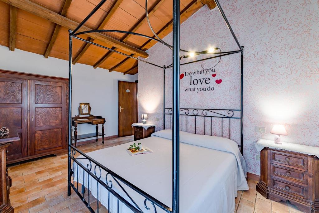 Postel nebo postele na pokoji v ubytování Tortuga Casa Vacanze