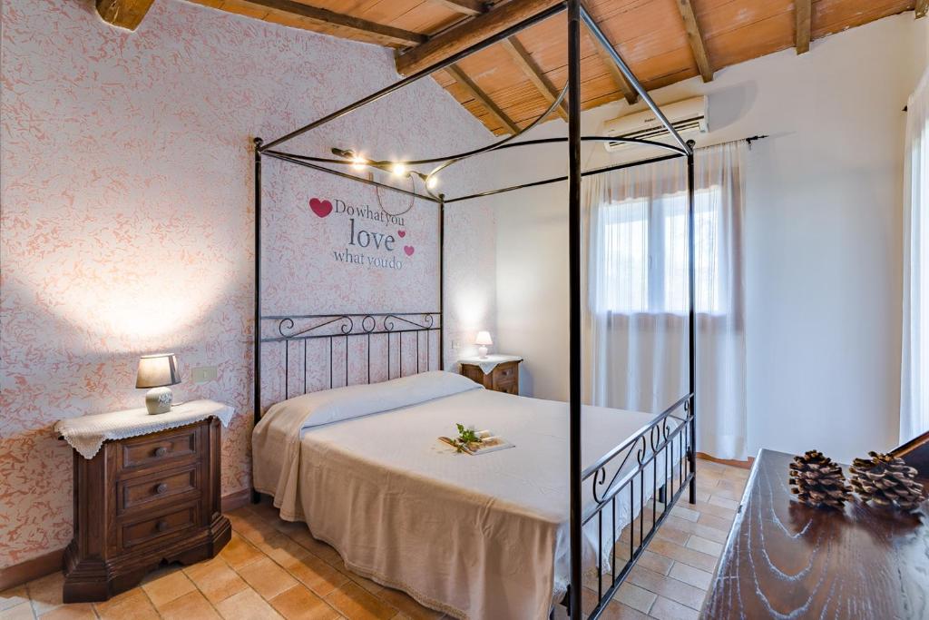 Postel nebo postele na pokoji v ubytování Tortuga Casa Vacanze
