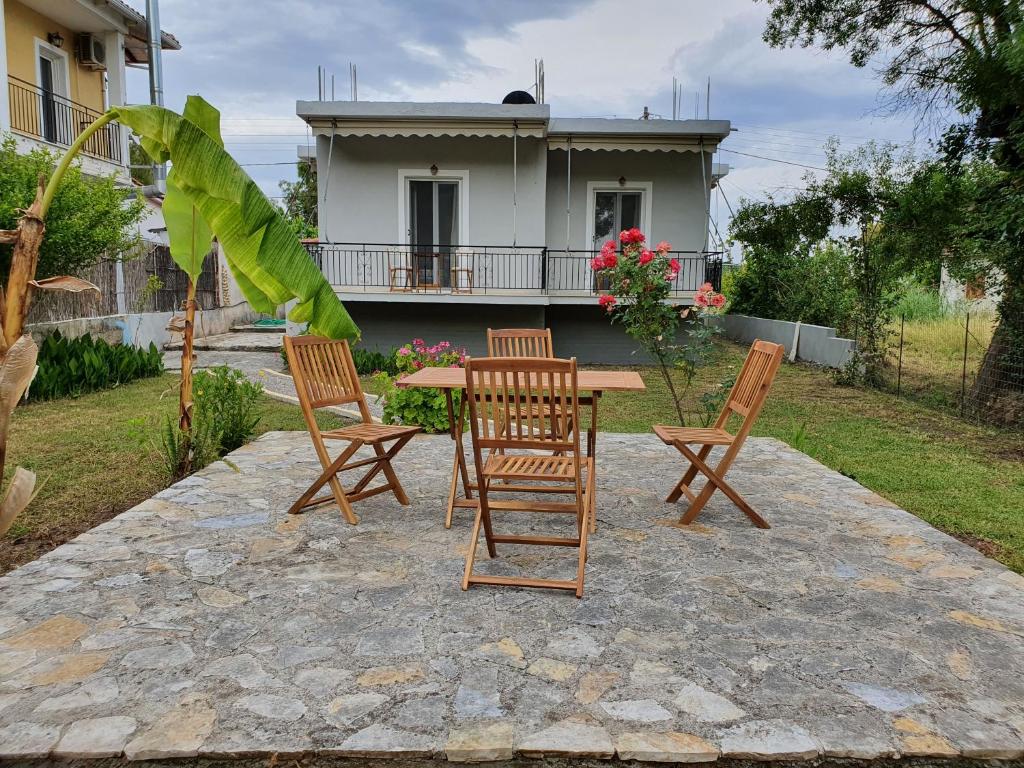 Zahrada ubytování Aristotelis Studios