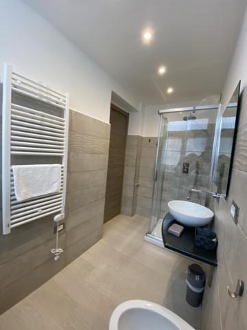 Koupelna v ubytování Maestrale Charme Rooms