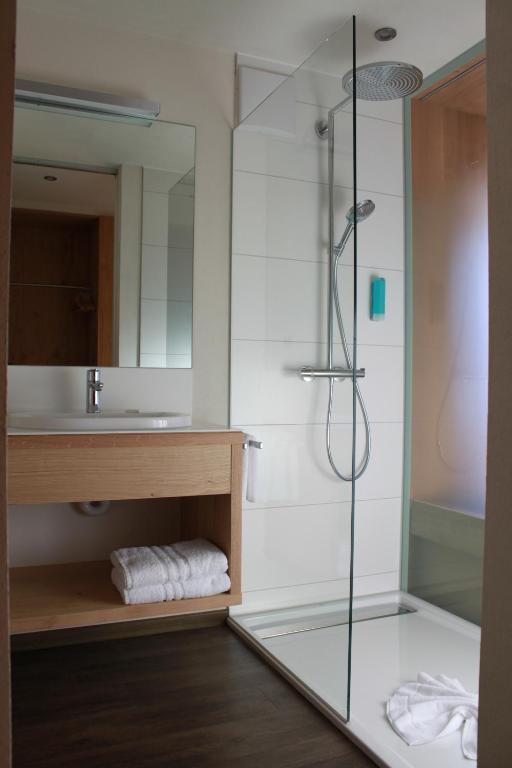 Koupelna v ubytování Hotel garni Oberdorfer Stuben