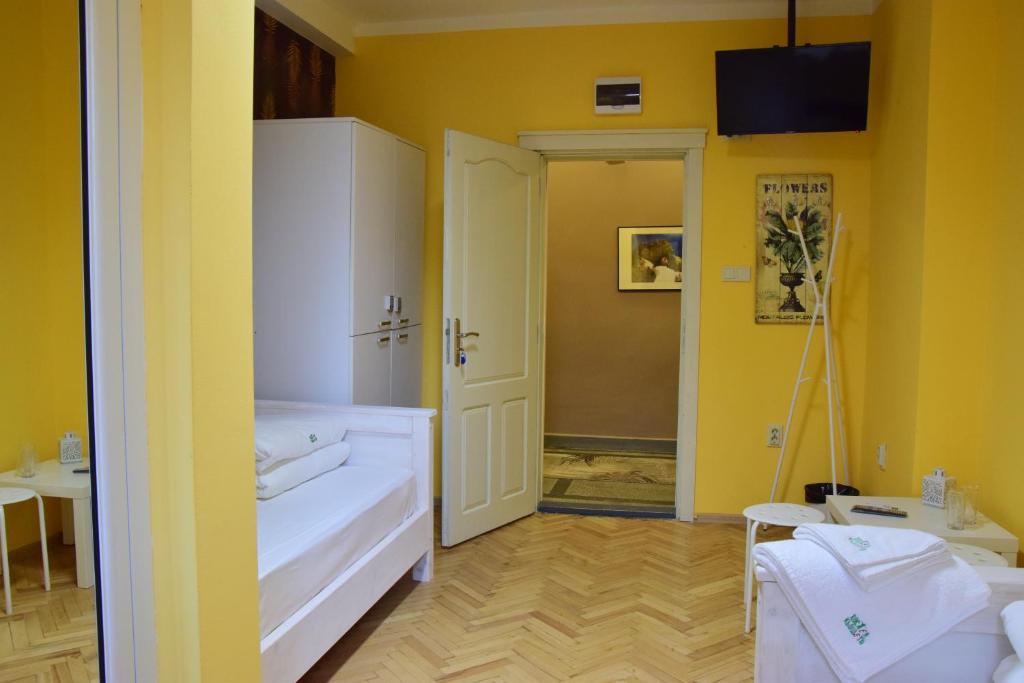 Postel nebo postele na pokoji v ubytování Hostel Kyosheto