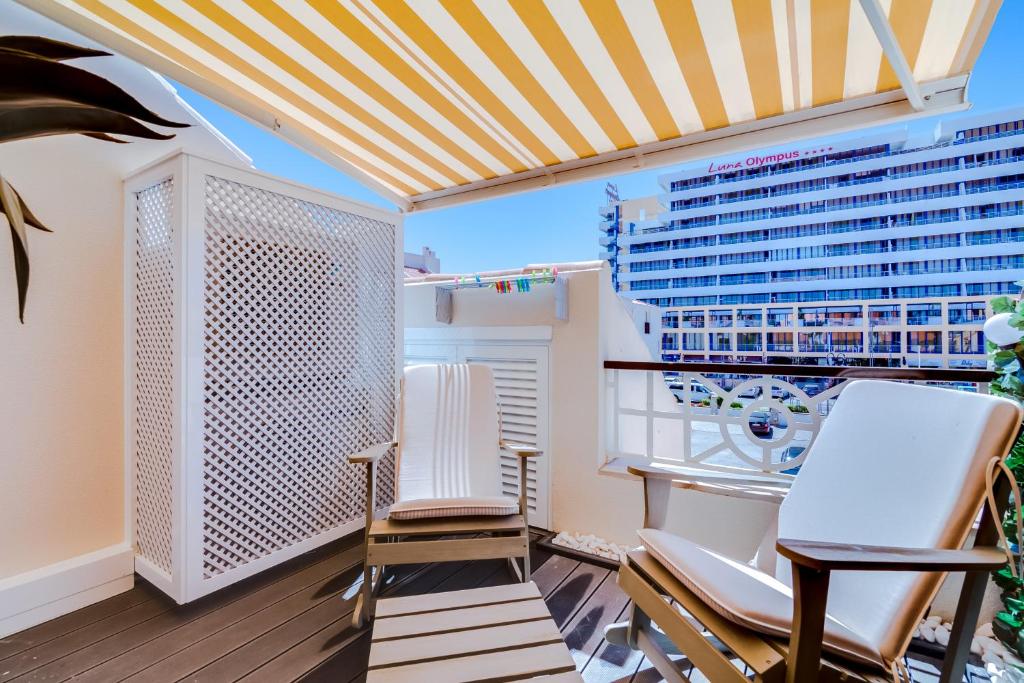 Balkón nebo terasa v ubytování Gold Suites - Luxurious apartment - Sea view