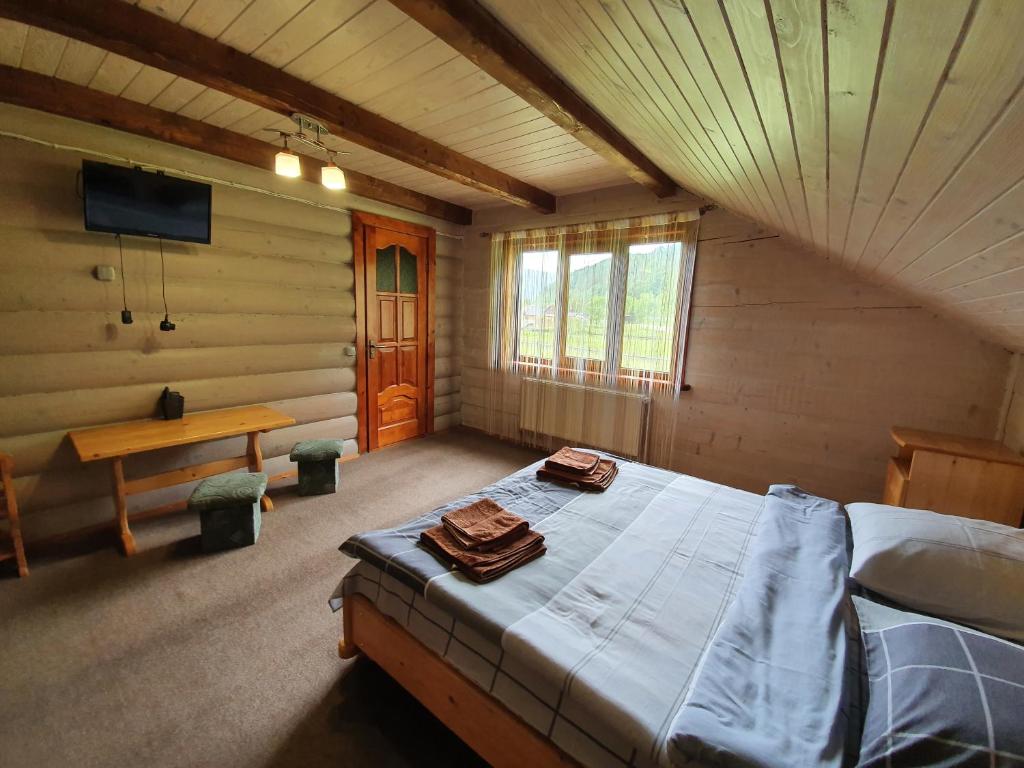 Postel nebo postele na pokoji v ubytování Lucy
