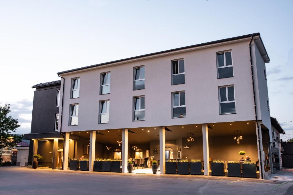 Bygningen som hotellet ligger i