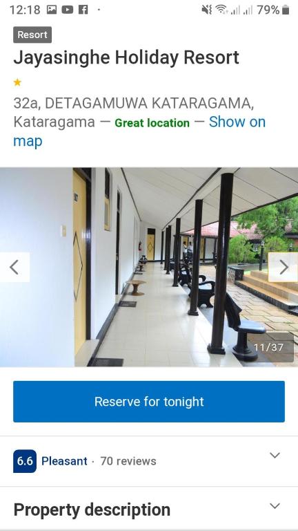 Fotografie z fotogalerie ubytování Jayasinghe Holiday Resort v destinaci Kataragama