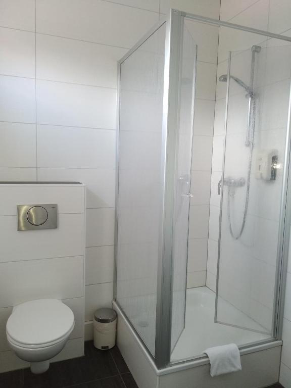 Koupelna v ubytování Landhotel Vosse-Schepers