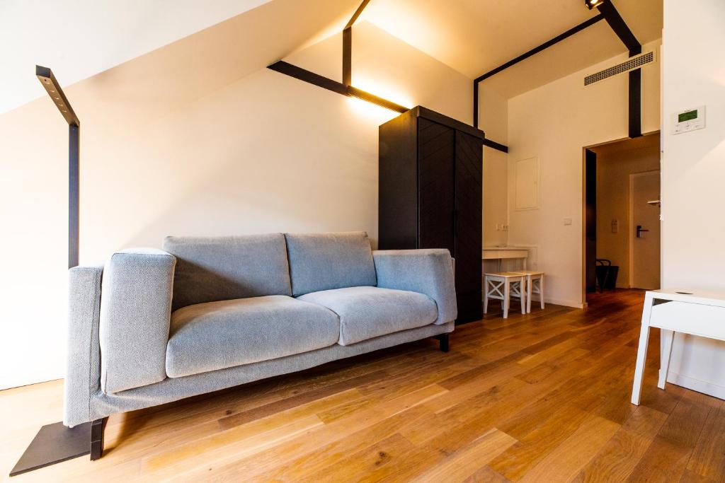 Posezení v ubytování Blackhome Graz I contactless check-in
