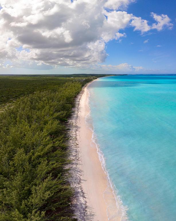 an aerial view of a beach in the ocean at Northwest Point Resort in Wheeland Settlement
