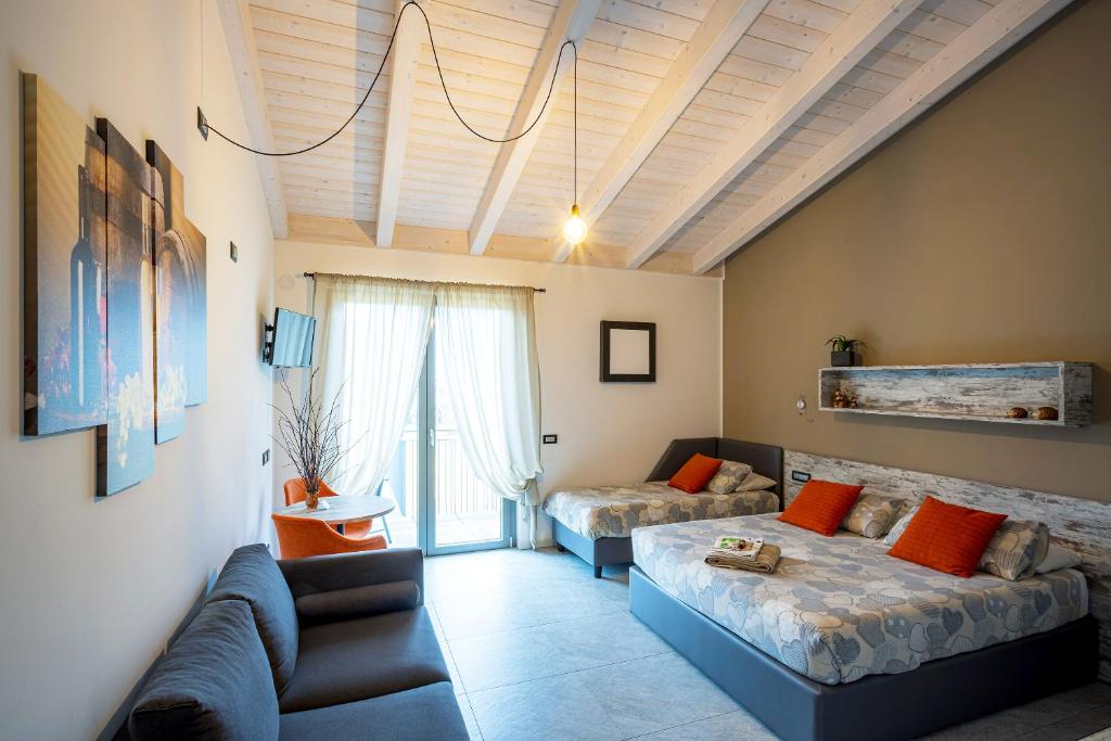 Posezení v ubytování Arbulé Agriturismo & Spa Valtellina