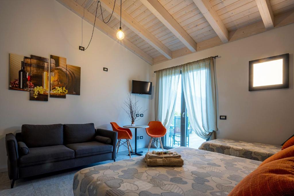 Posezení v ubytování Arbulé Agriturismo & Spa Valtellina