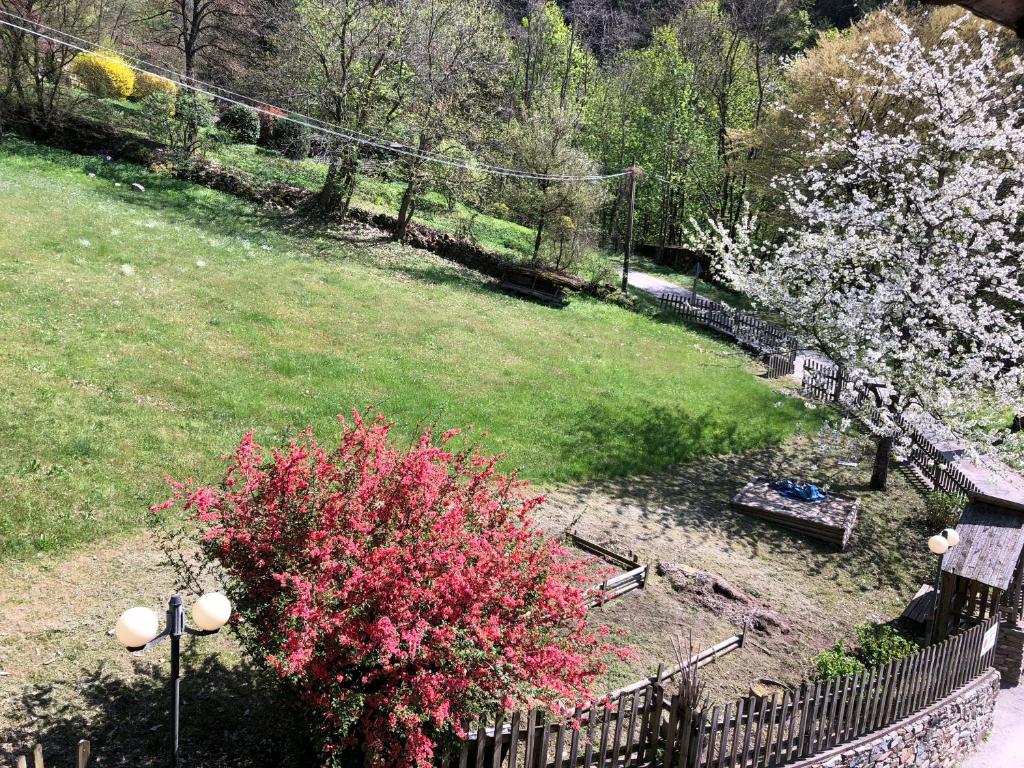 Vonkajšia záhrada v ubytovaní B&B Maso Zont Antico Maso