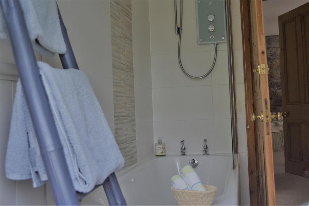 Koupelna v ubytování Balmungo Cottage B&B