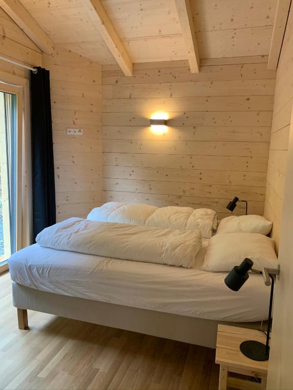 Postel nebo postele na pokoji v ubytování Chalet Rotheheim
