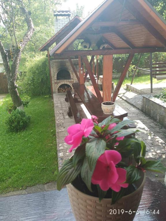 Zahrada ubytování Sadyba Три Серця ЧАН БАНЯ ЯРЕМЧЕ