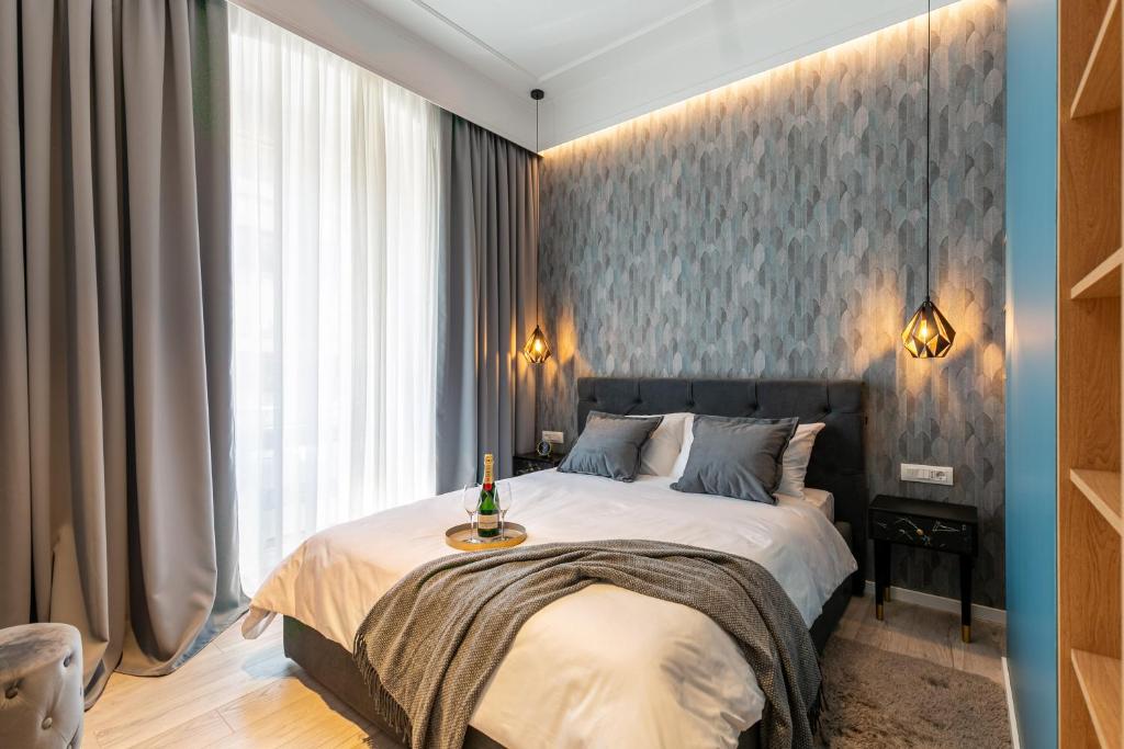 Posteľ alebo postele v izbe v ubytovaní Harbour Residence Apartments