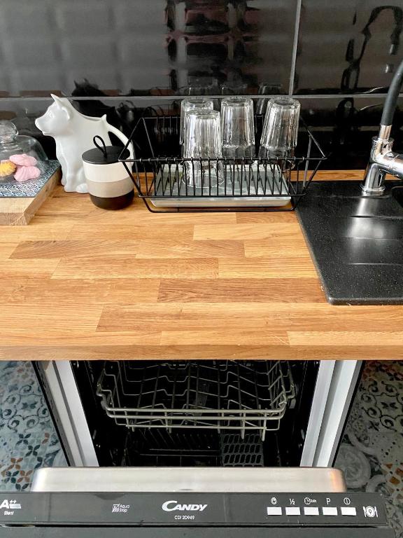 Kuchyňa alebo kuchynka v ubytovaní Apartament Hygge Monte Cassino 4