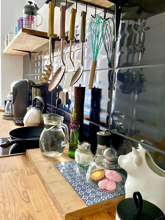 Kuchyňa alebo kuchynka v ubytovaní Apartament Hygge Monte Cassino 4