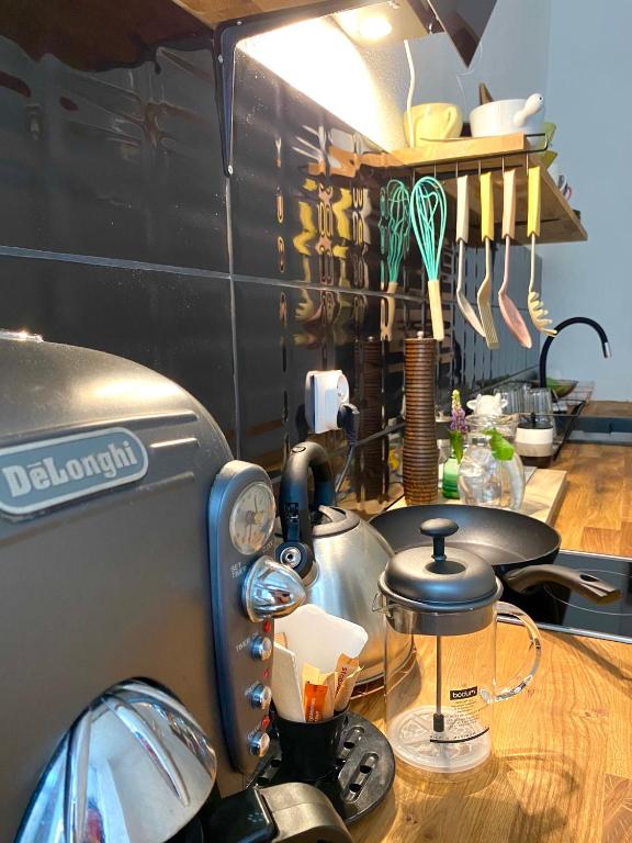Kuchyňa alebo kuchynka v ubytovaní Apartament Hygge Monte Cassino 4