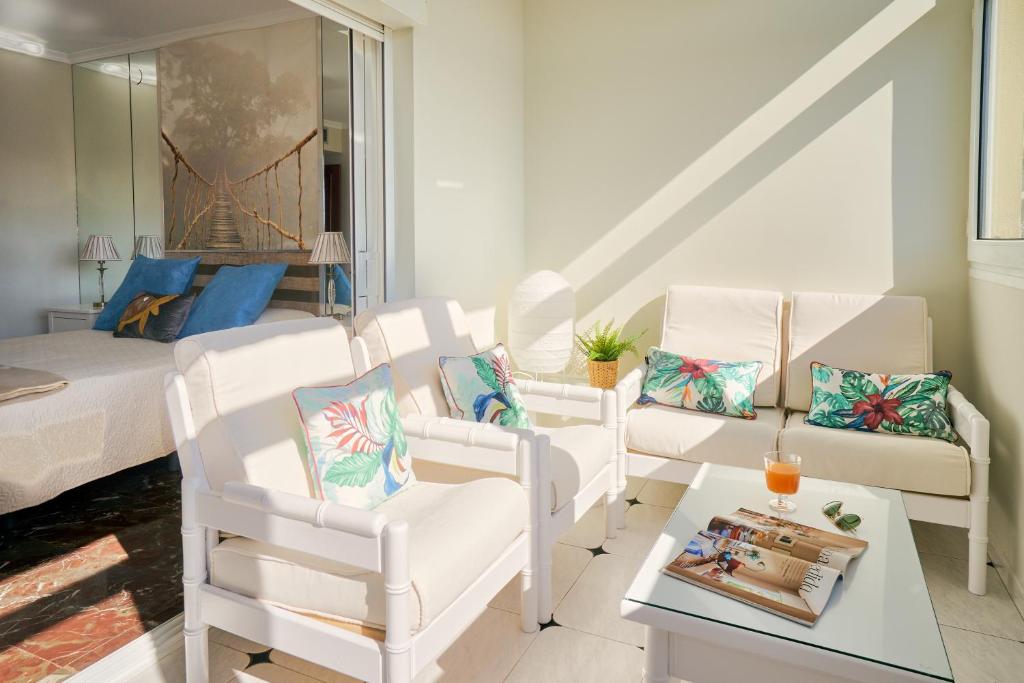 Posedenie v ubytovaní Apartamento Málaga City Center