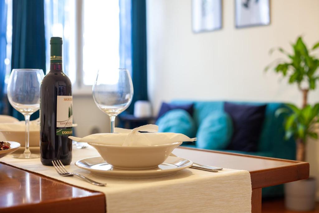 Nápoje v ubytovaní [PISA STAZIONE - CENTRO] Appartamento Elegante con Netflix