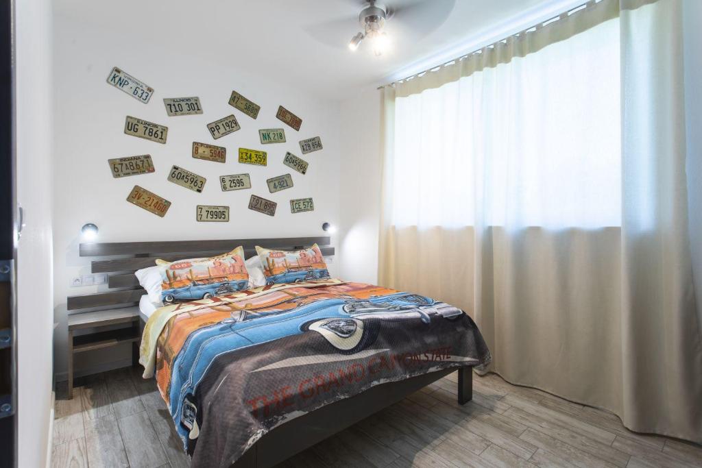 Postel nebo postele na pokoji v ubytování Motel Eldorado