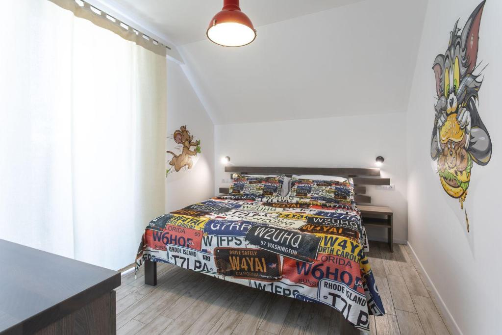 Postel nebo postele na pokoji v ubytování Motel Eldorado