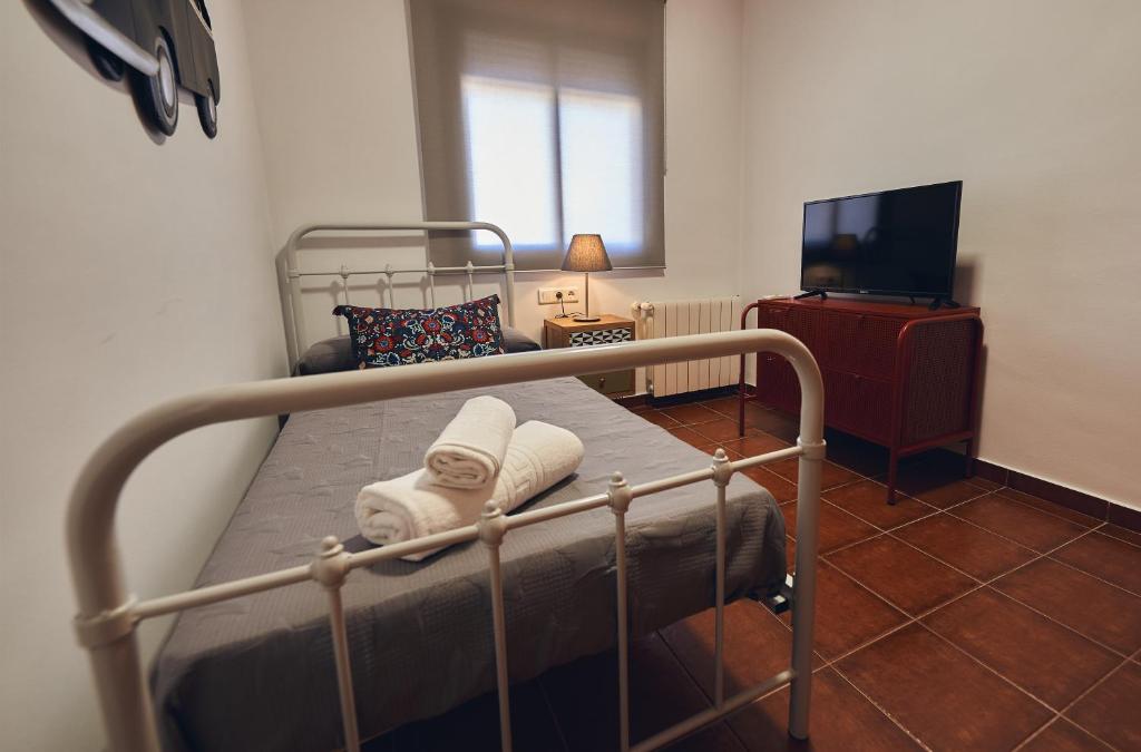 TV a/nebo společenská místnost v ubytování La Casa del Barrio - Ronda