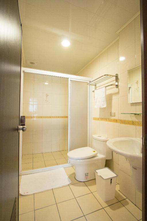 Koupelna v ubytování Vicking Guesthouse