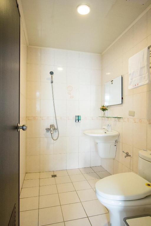 Koupelna v ubytování Vicking Guesthouse
