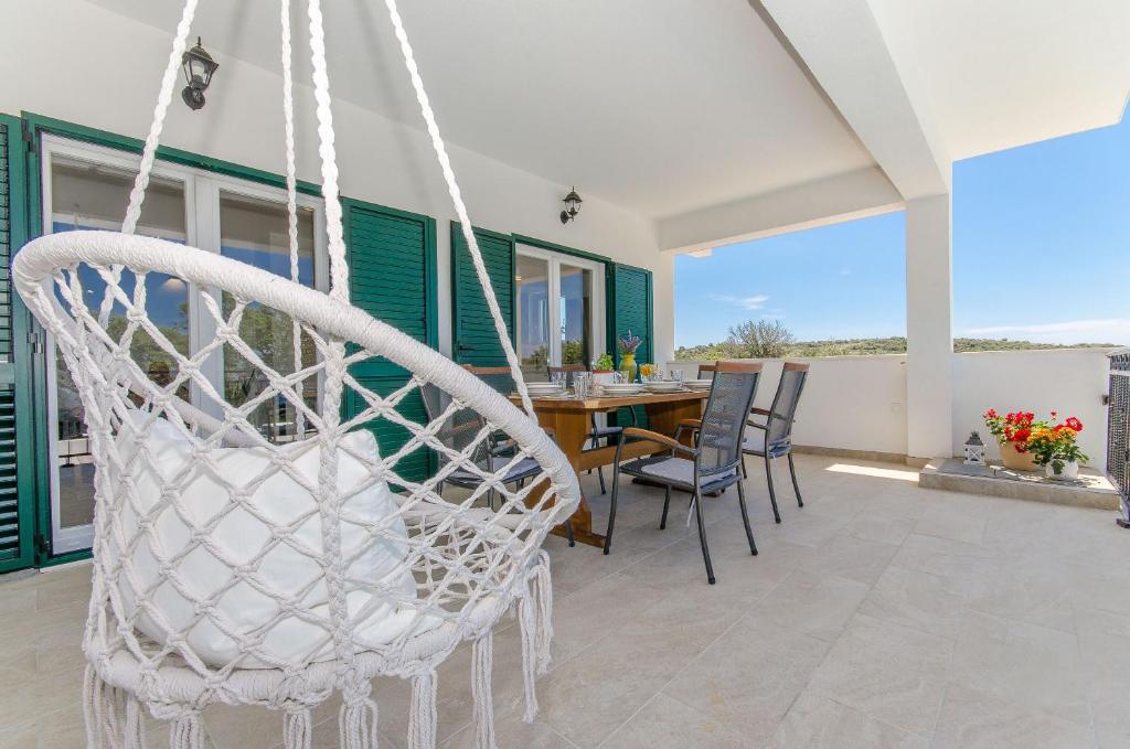 Balkon lub taras w obiekcie Villa Dupla Kanica