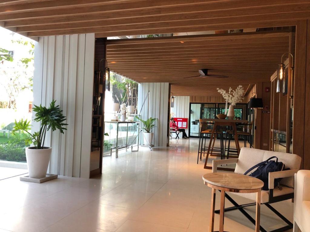 Posezení v ubytování HuaHin DusitD2 Residences, apartments near beach