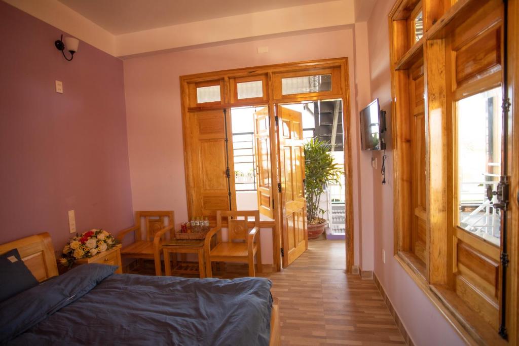 Istumisnurk majutusasutuses Anh Trang Homestay