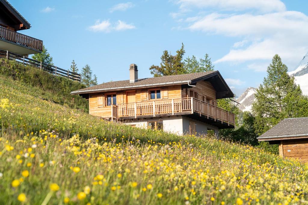 Zahrada ubytování Labbrunnu OG in den Walliser Alpen