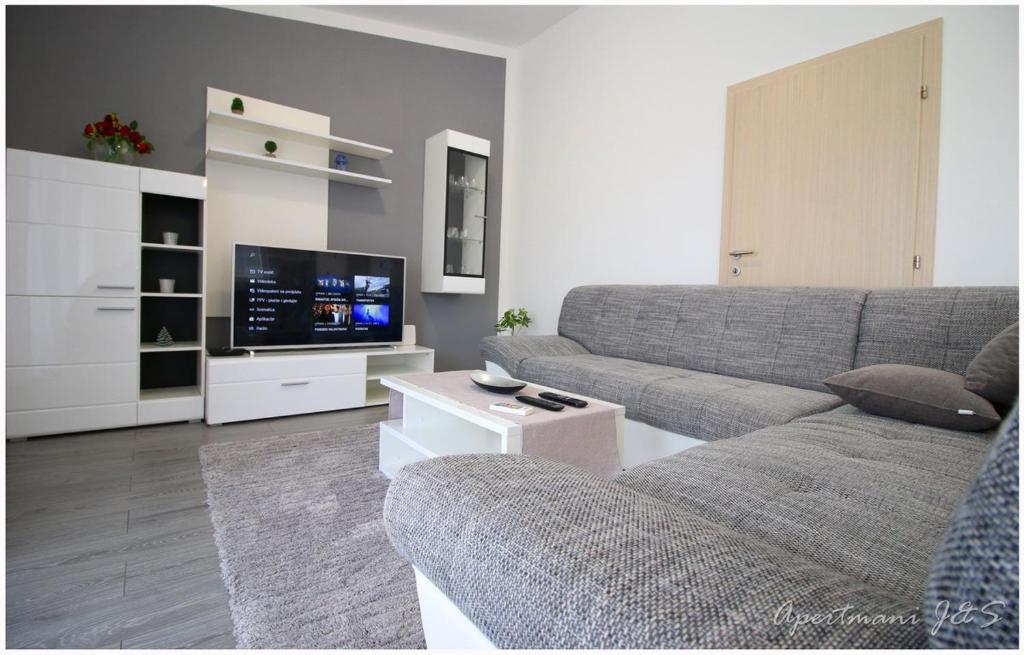 Kuchyň nebo kuchyňský kout v ubytování Apartmani Jere&Sara