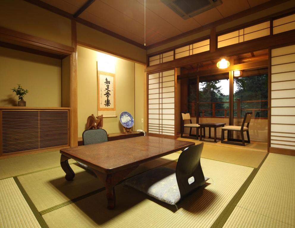 Posezení v ubytování Ryokan Koyokan