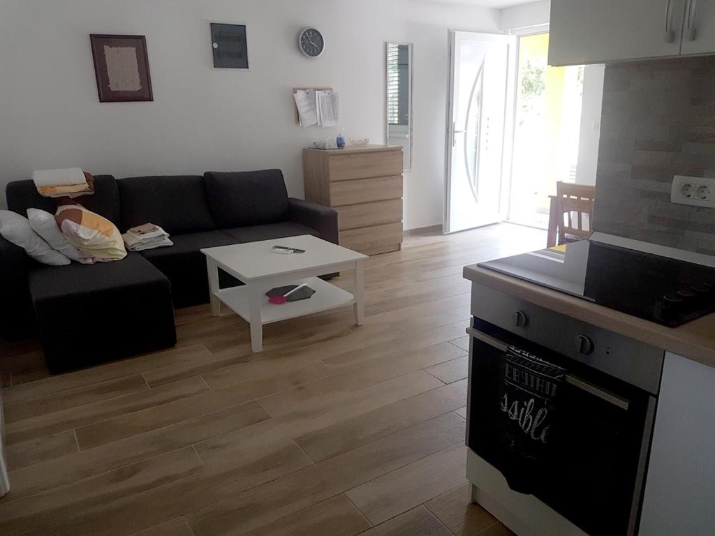 Kuchyň nebo kuchyňský kout v ubytování Villa Niva