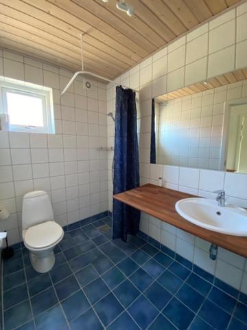 Koupelna v ubytování Skagen Motel