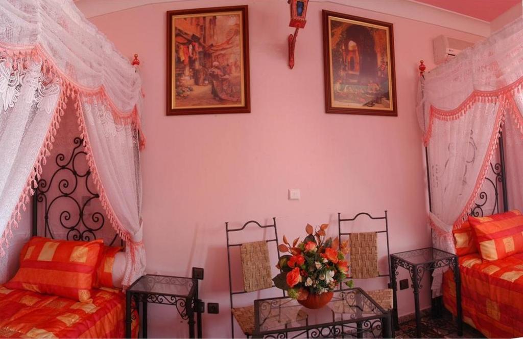 Posezení v ubytování Moroccan House