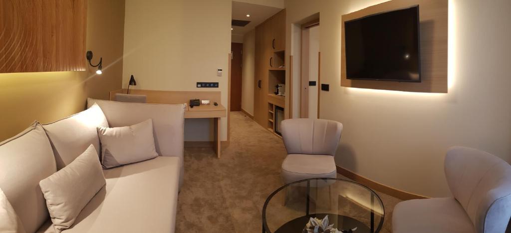 Posezení v ubytování Hotel Clement