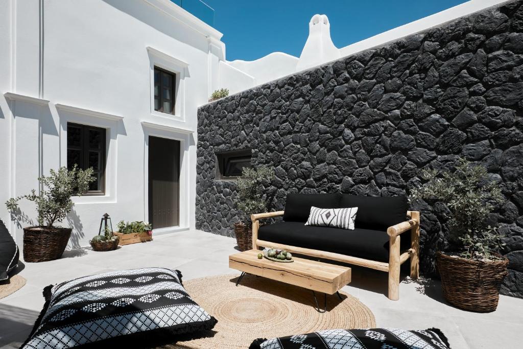 Posezení v ubytování Floria Suites