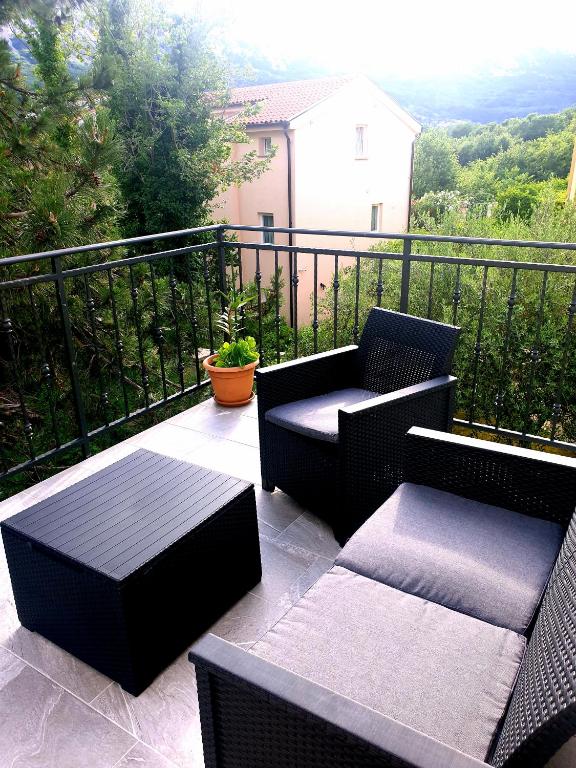 Balkón nebo terasa v ubytování Apartments Kraljić I