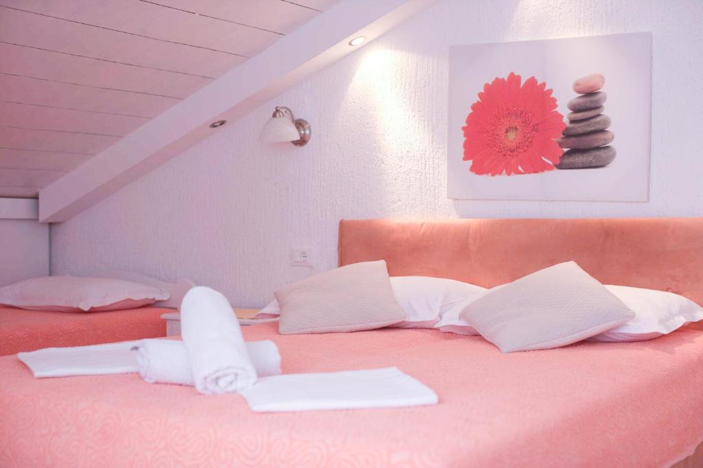 Postel nebo postele na pokoji v ubytování House Bilic