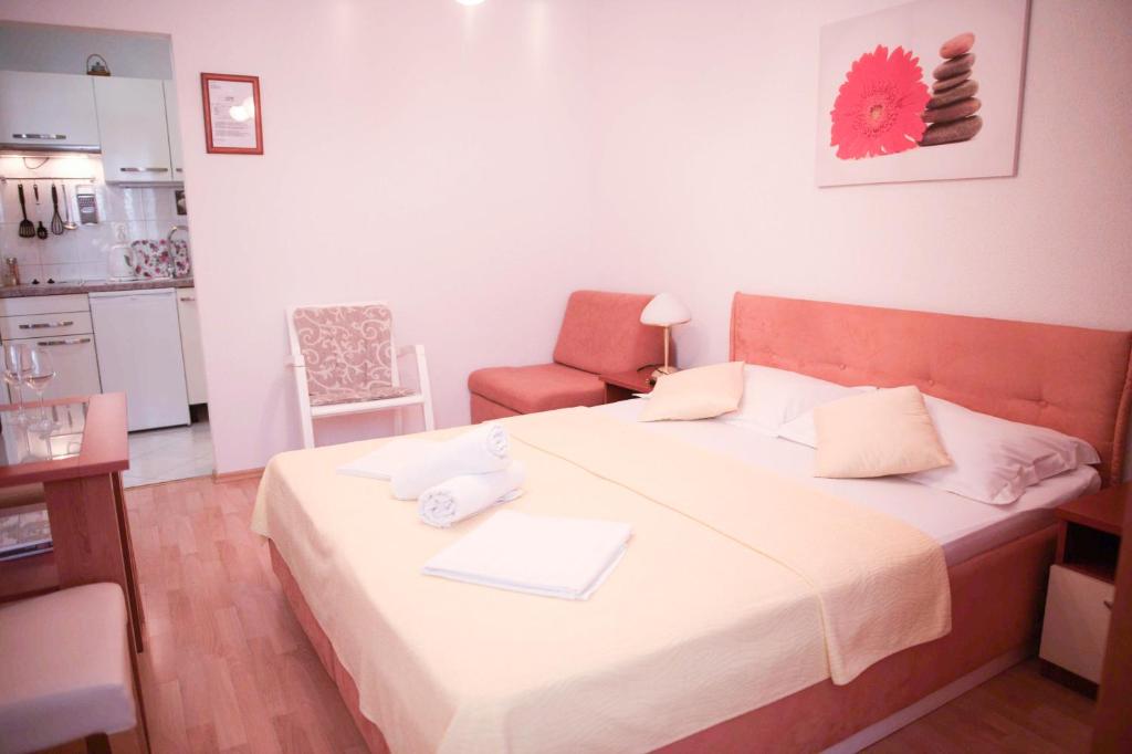 Postel nebo postele na pokoji v ubytování House Bilic