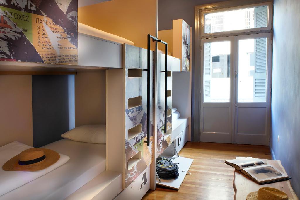 Posteľ alebo postele v izbe v ubytovaní Nubian Hostel