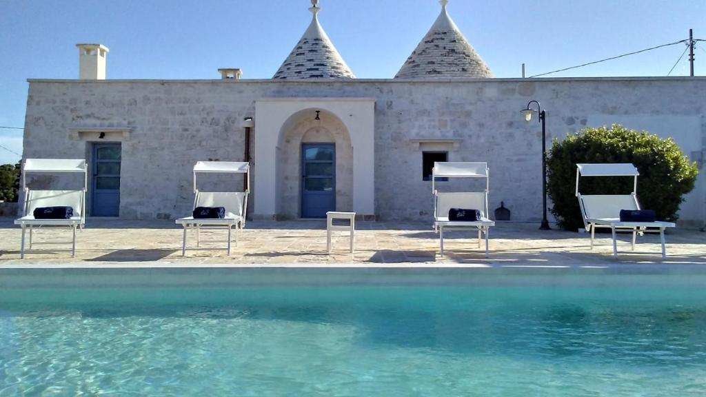 Basen w obiekcie TRULLI COLIBRI' lub w pobliżu