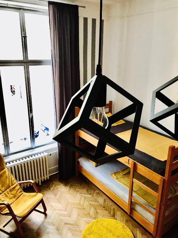 Predel za sedenje v nastanitvi Hostel Sova