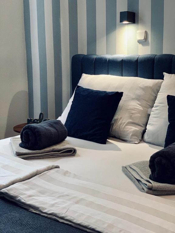 Postelja oz. postelje v sobi nastanitve Hostel Sova