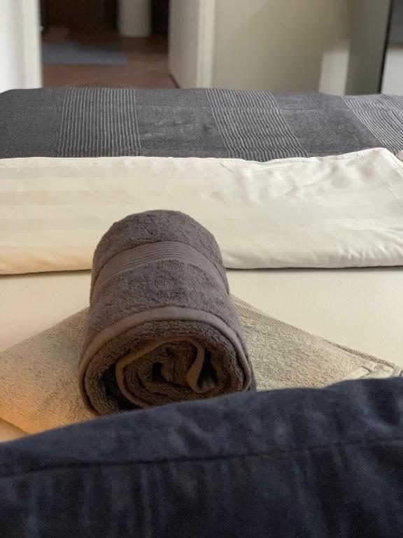 Postelja oz. postelje v sobi nastanitve Hostel Sova